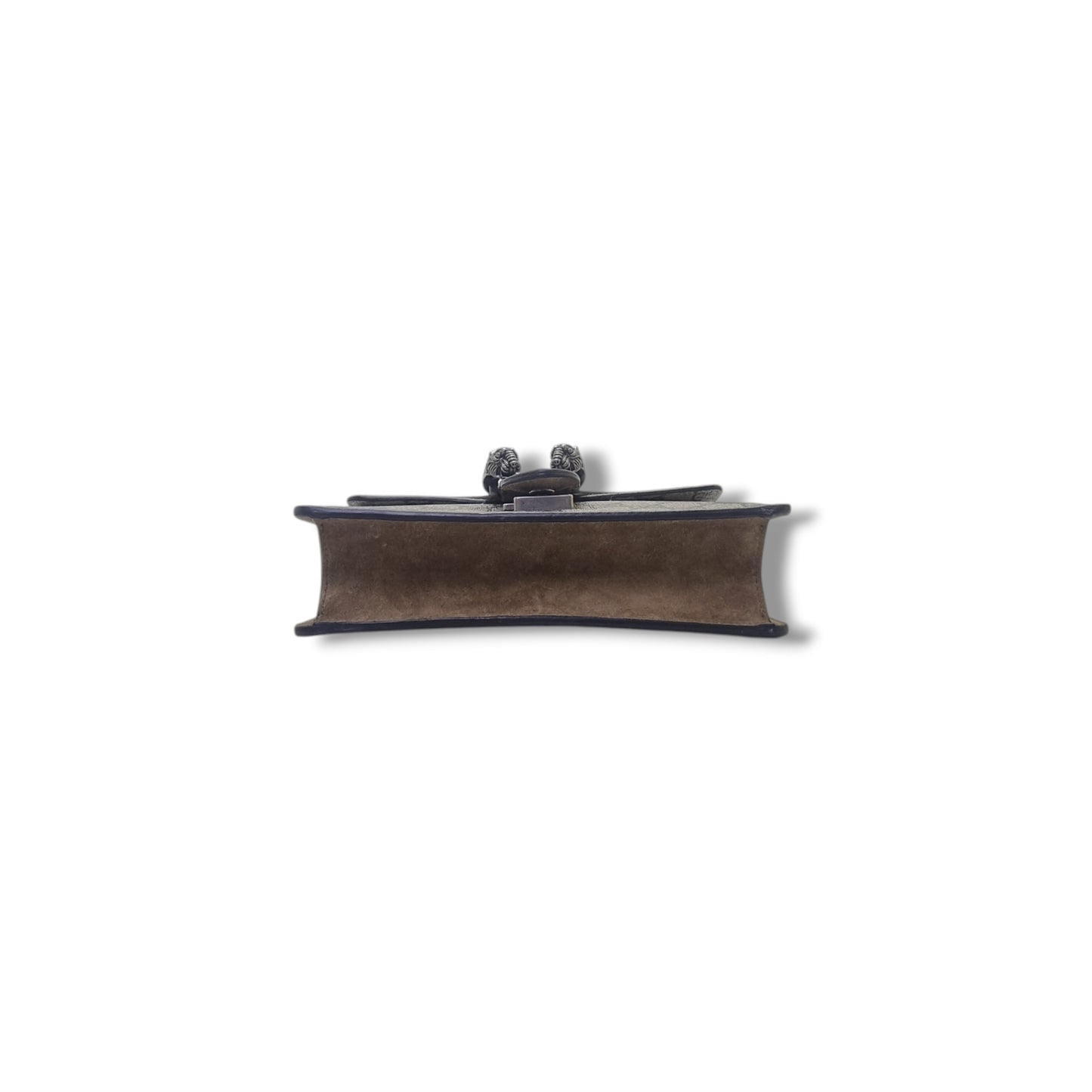 Gucci GG Dionysus Supreme Mini Leather Crossbody Shw (Beige/Brown)