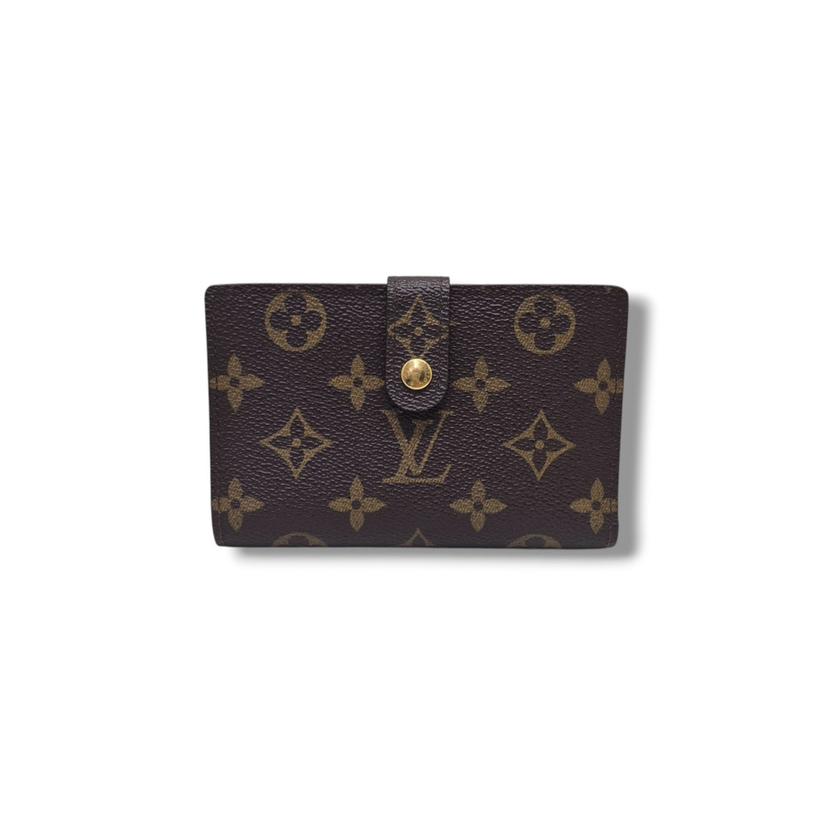 Louis Vuitton French Compact Wallet Monogram Ghw