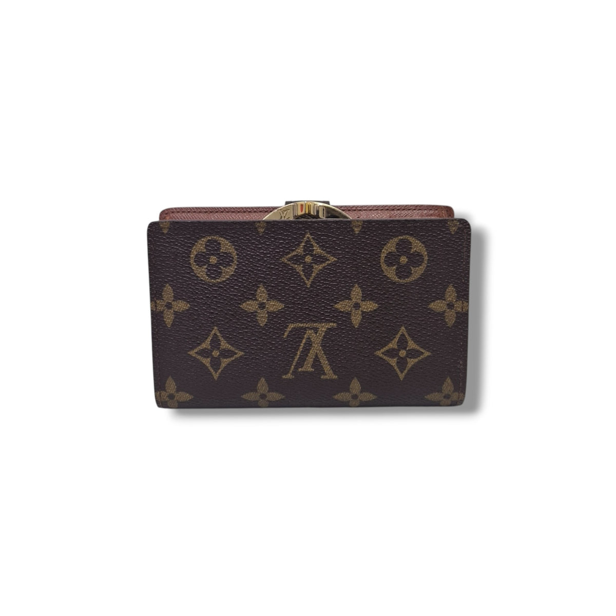 Louis Vuitton French Compact Wallet Monogram Ghw