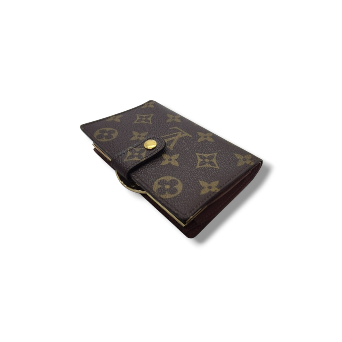 Louis Vuitton French Compact Wallet Monogram Ghw