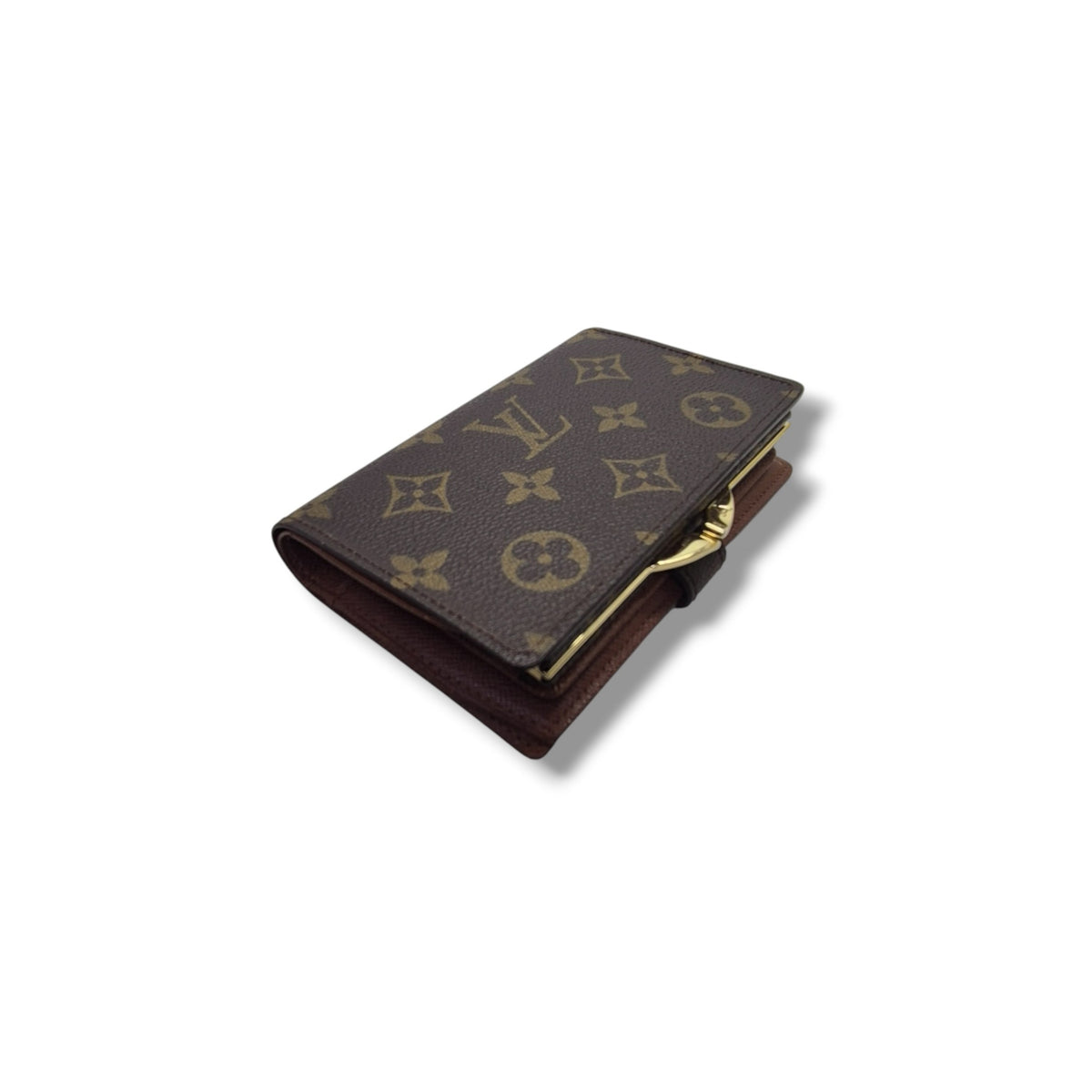 Louis Vuitton French Compact Wallet Monogram Ghw
