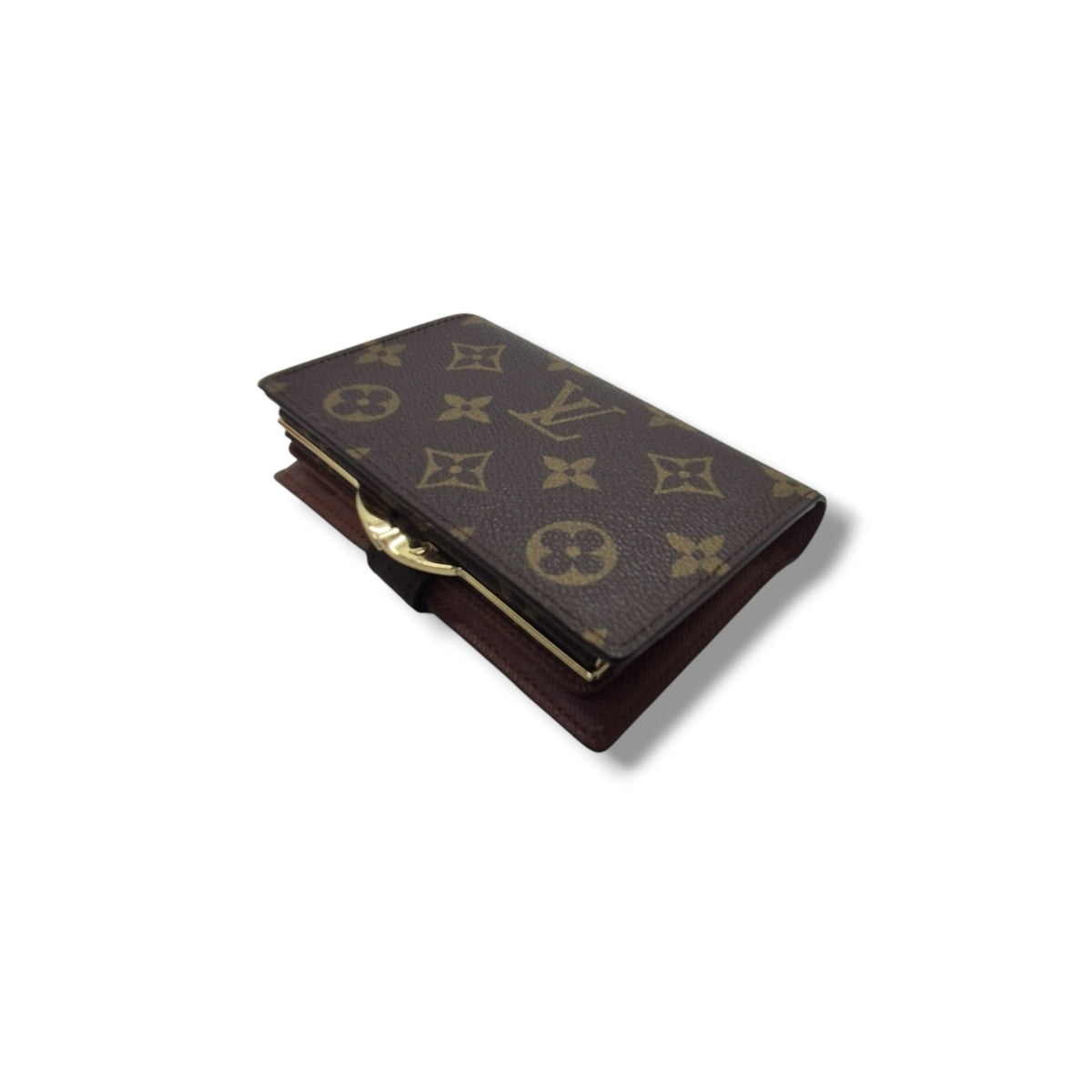 Louis Vuitton French Compact Wallet Monogram Ghw