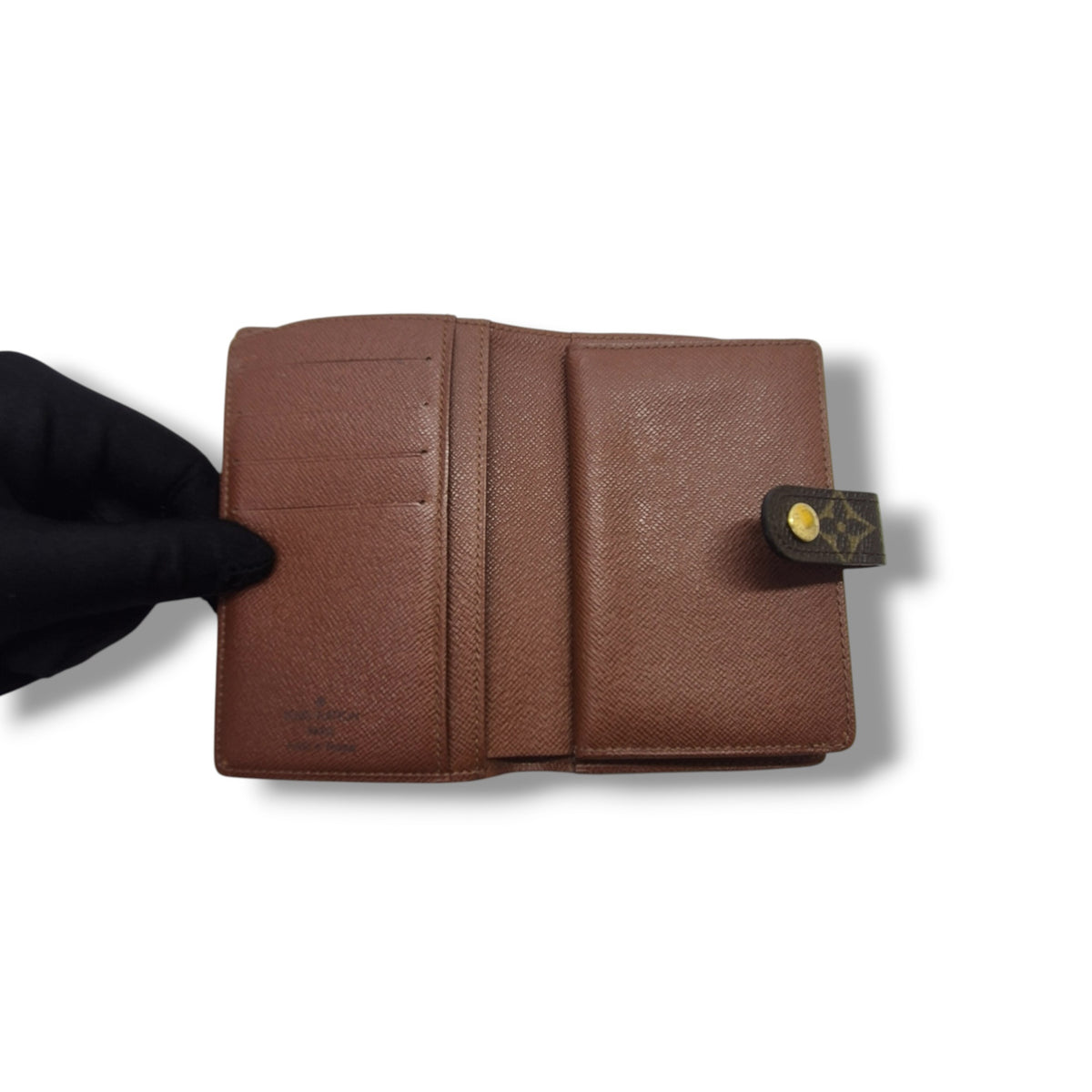 Louis Vuitton French Compact Wallet Monogram Ghw