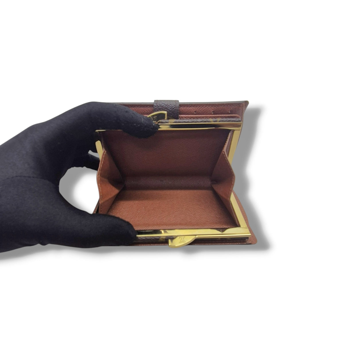 Louis Vuitton French Compact Wallet Monogram Ghw