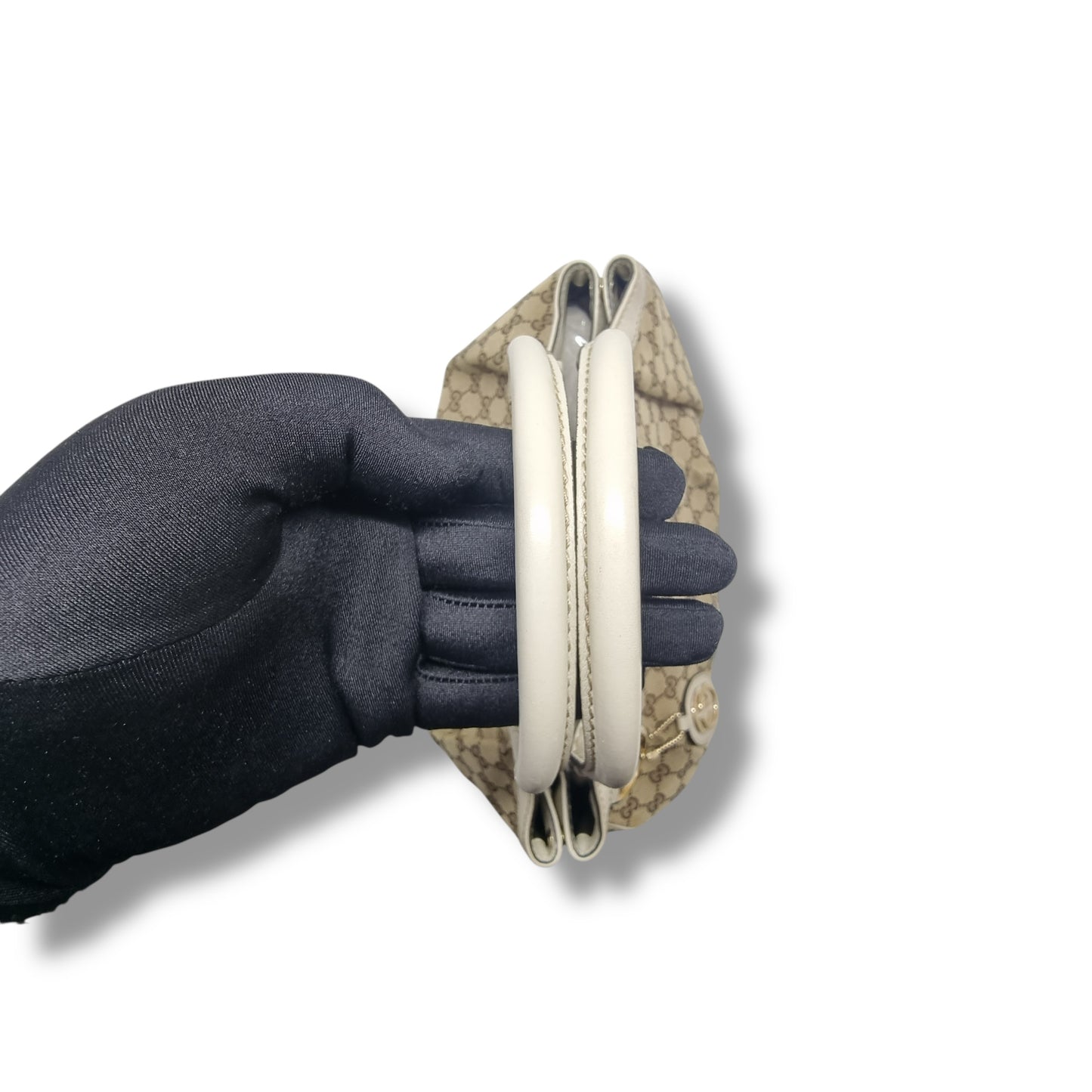 Gucci GG Sukey Canvas Hobo Bag Ghw (Beige)