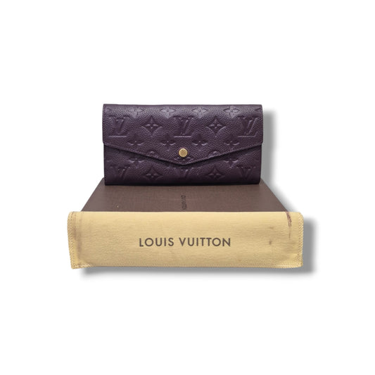 Louis Vuitton Curieuse Wallet Monogram Empriente Aube/Purple Ghw