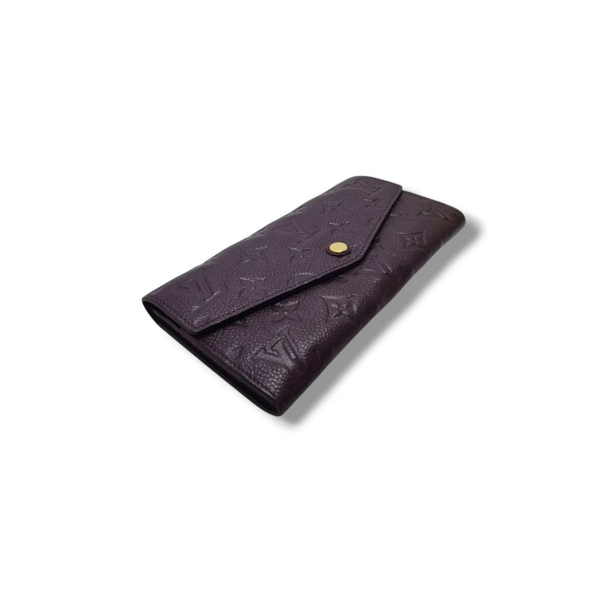 Louis Vuitton Curieuse Wallet Monogram Empriente Aube/Purple Ghw