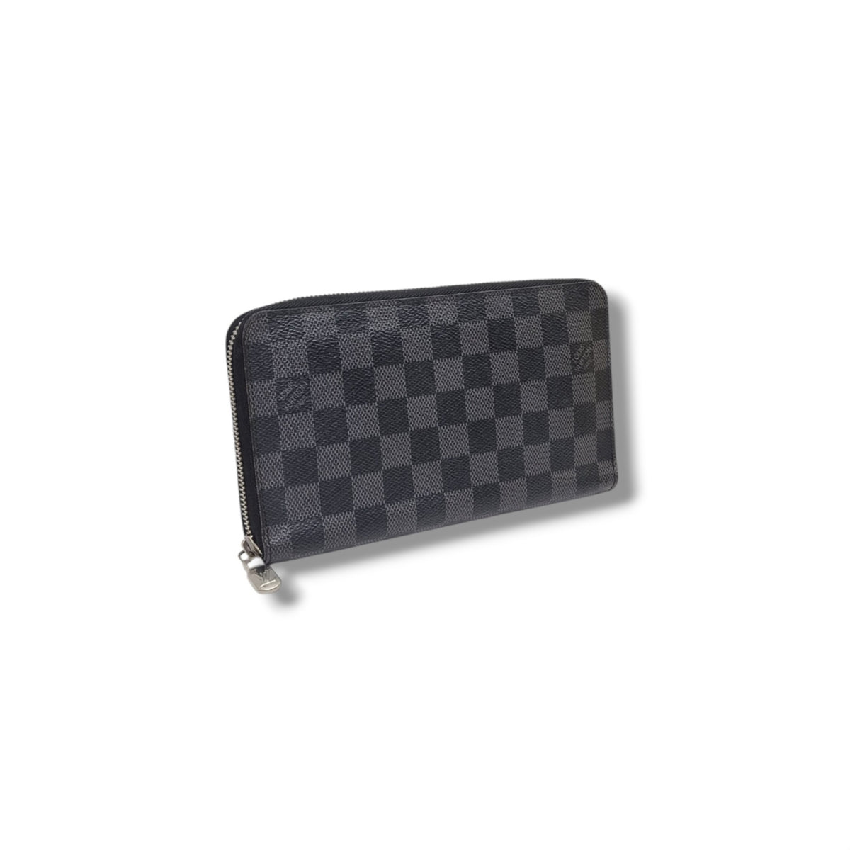 Louis Vuitton Zippy Organizer Wallet Damier Graphite Shw