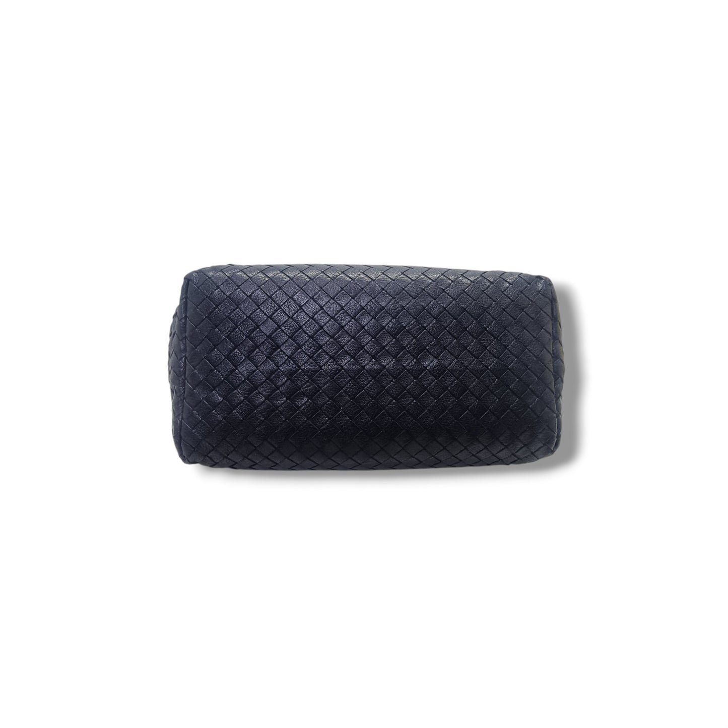 Bottega Veneta Accordion Intrecciato Leather Flap Shoulder Bag Bhw (Black)