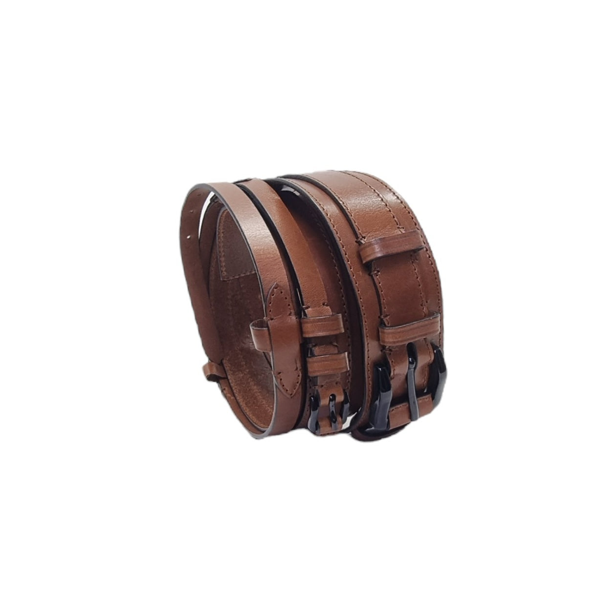 Burberry Leather Belt Black Hw (Brown)