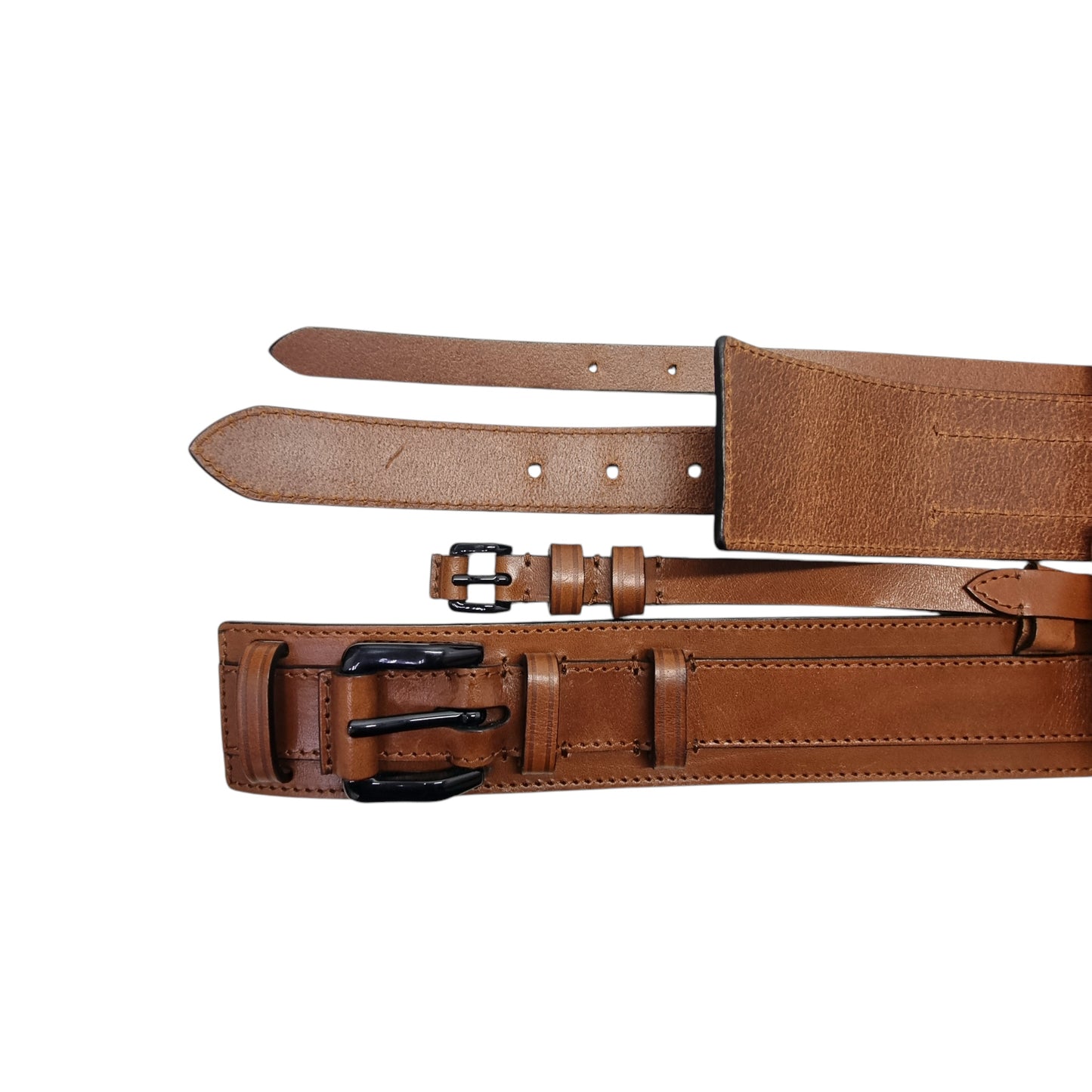 Burberry Leather Belt Black Hw (Brown)