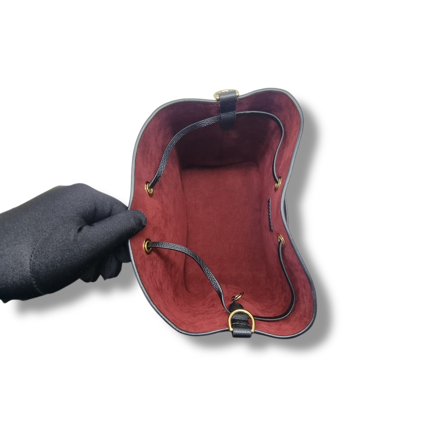 Louis Vuitton Neo Noe MM Bicolour Monogram Empriente Leather Ghw (Black/Beige)