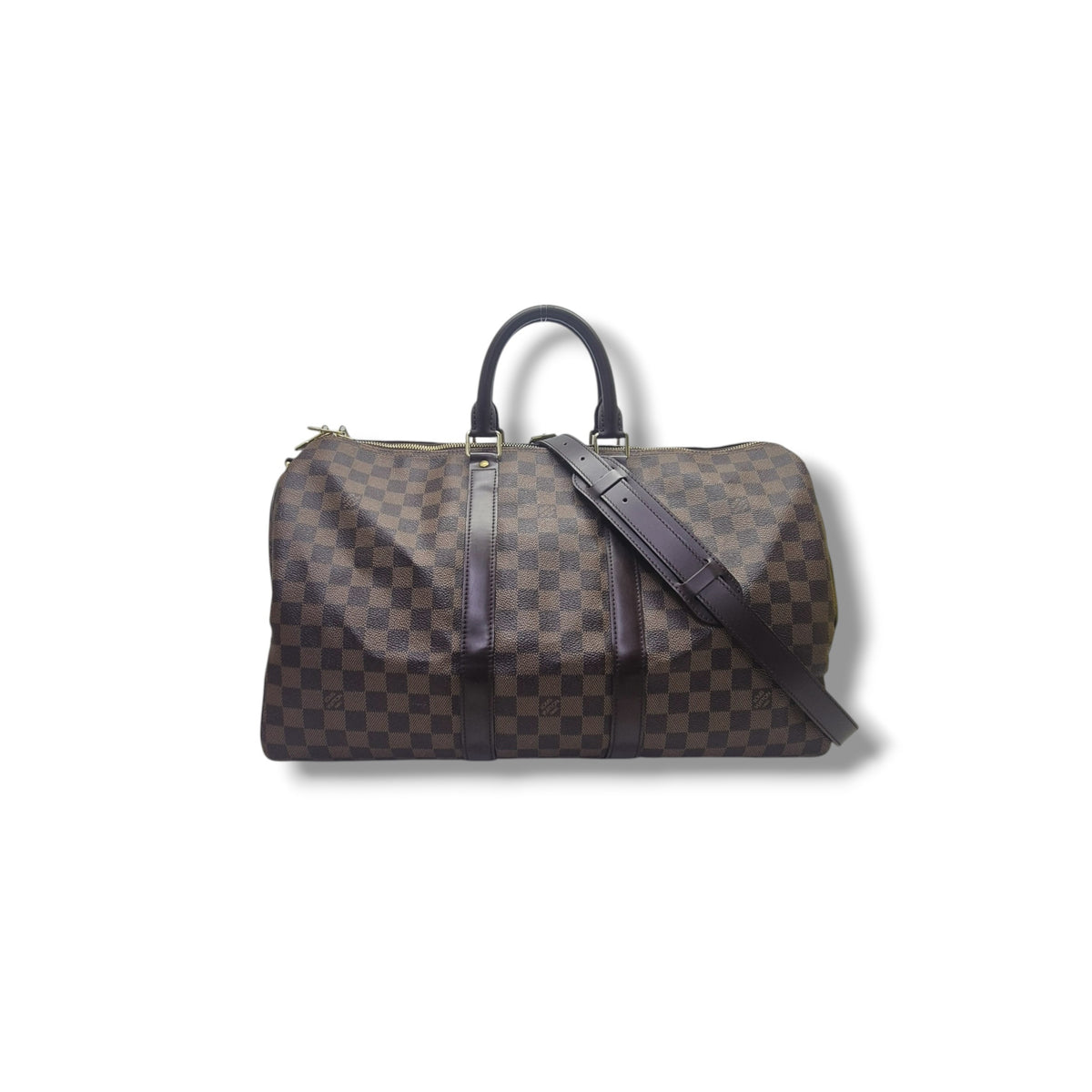 Louis Vuitton Keepall 45B Damier Ebene Ghw
