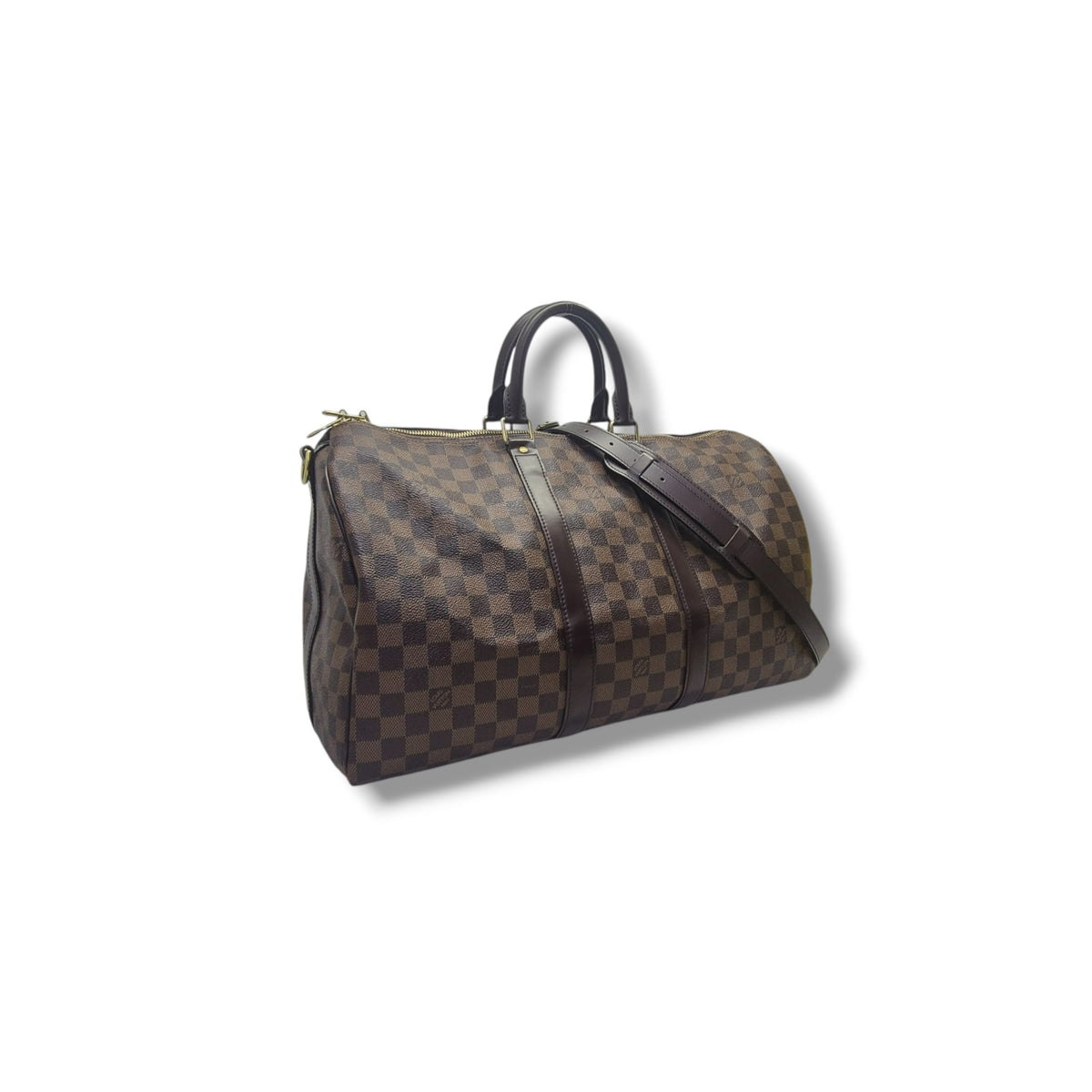 Louis Vuitton Keepall 45B Damier Ebene Ghw