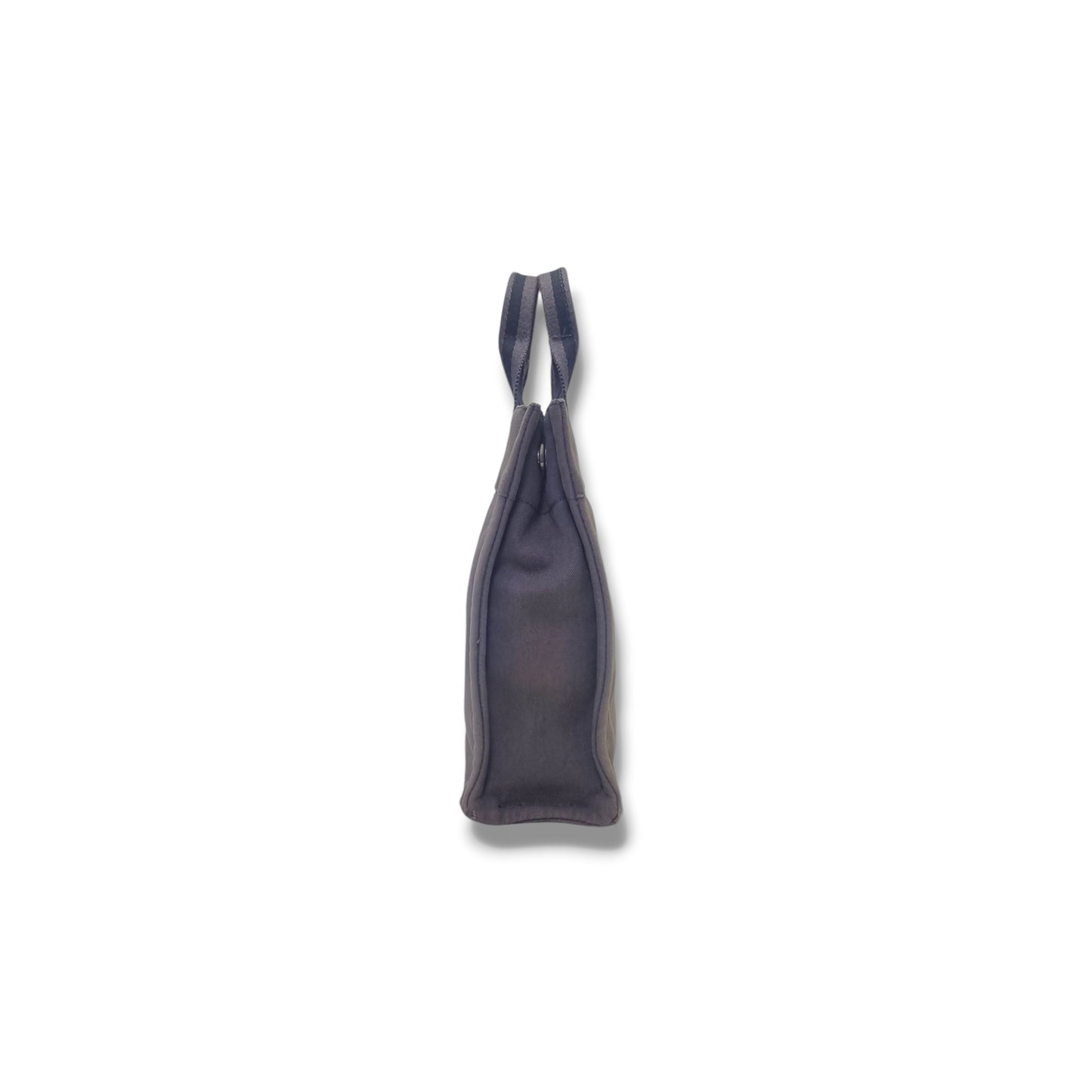 Hermes Fourre Tout PM Canvas Top Handle Phw (Grey)