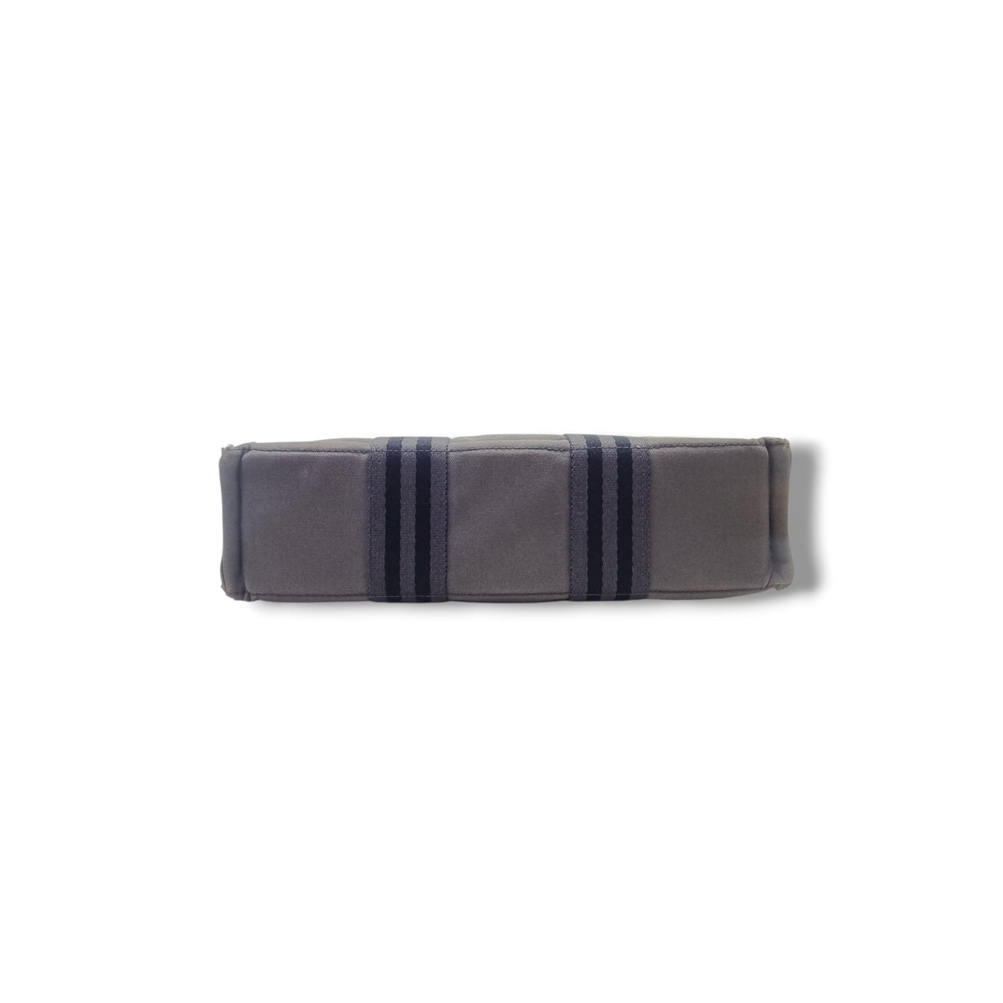 Hermes Fourre Tout PM Canvas Top Handle Phw (Grey)