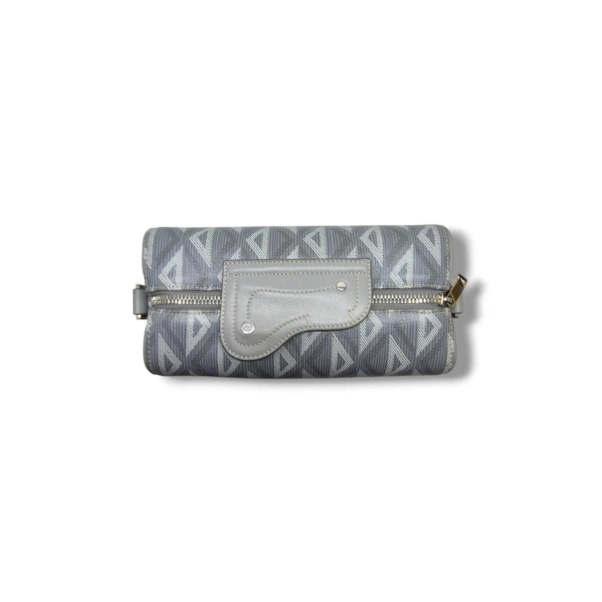 Christian Dior Lingot 22 Diamond Coated Canvas Pouch Shw (Grey)
