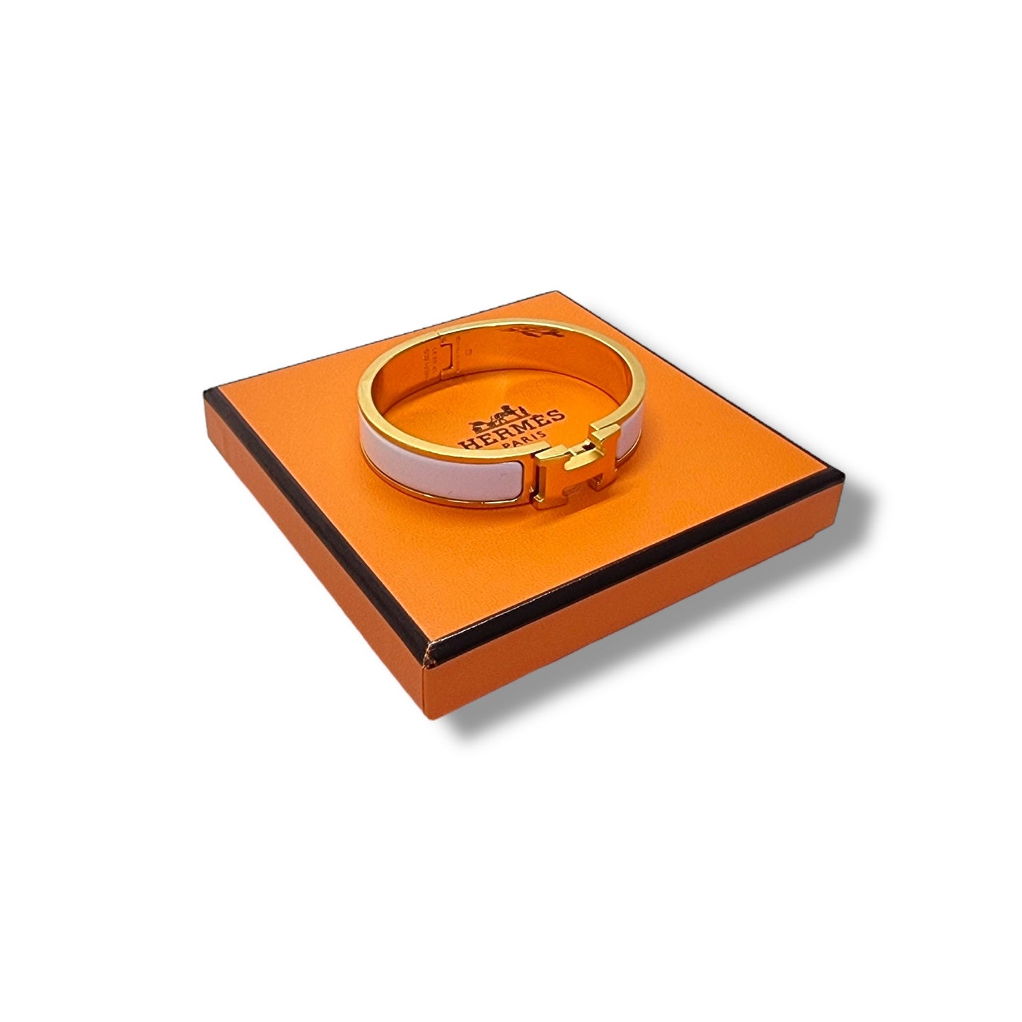 Hermes Clic Clac H Bracelet PM Ghw (Blanc)