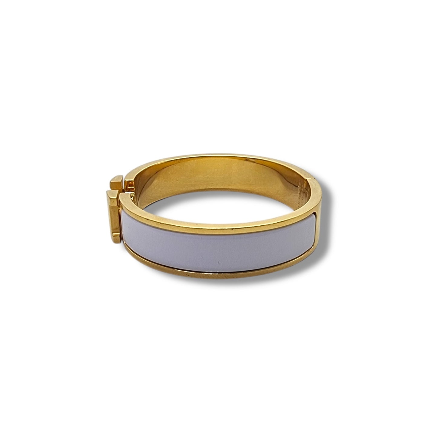 Hermes Clic Clac H Bracelet PM Ghw (Blanc)