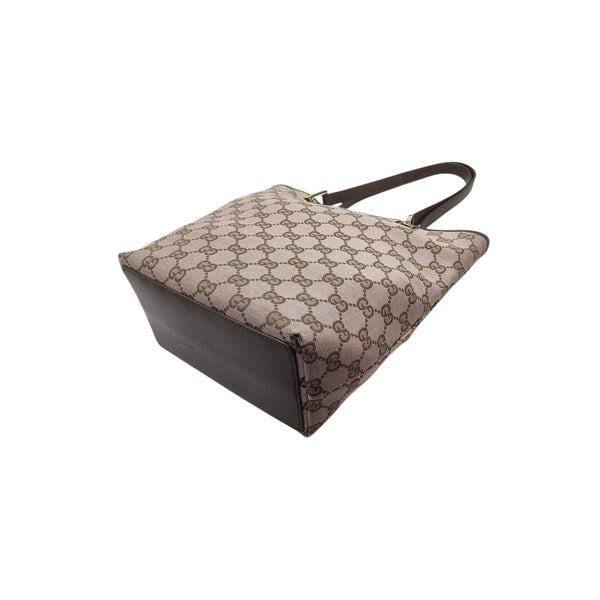 Gucci GG Canvas Shoulder Ghw (Brown)