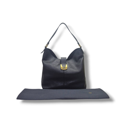 Fendi Chameleon Slouching Hobo Bag Ghw (Black)