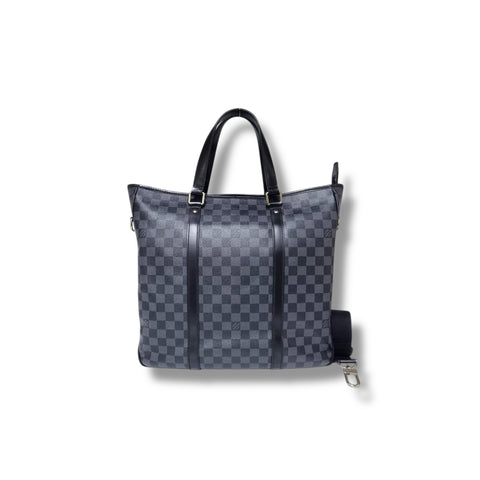 Louis Vuitton Tadao PM Tote Bag Damier Graphite Shw