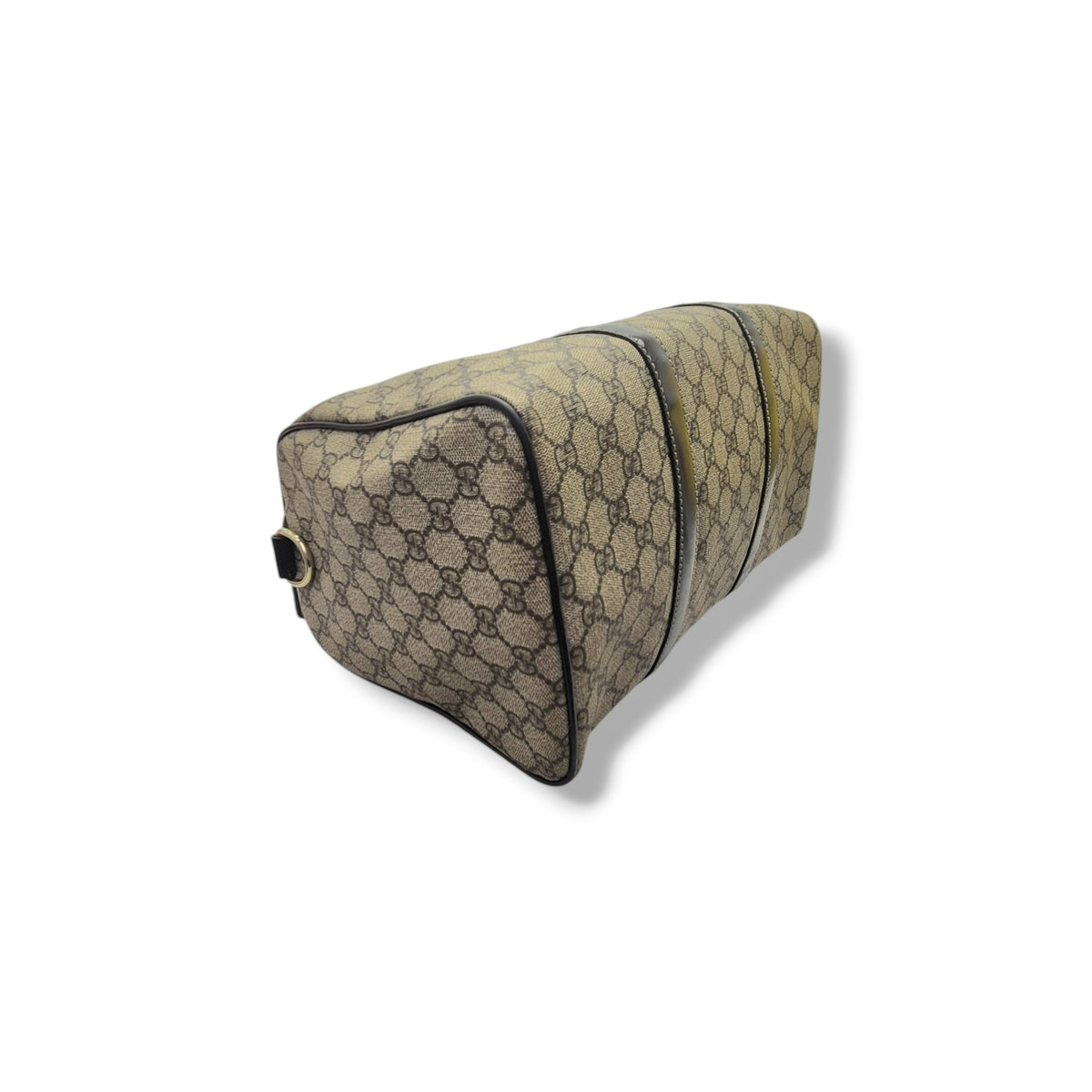 Gucci GG Joy Canvas Boston Bag Ghw (Beige/Brown)