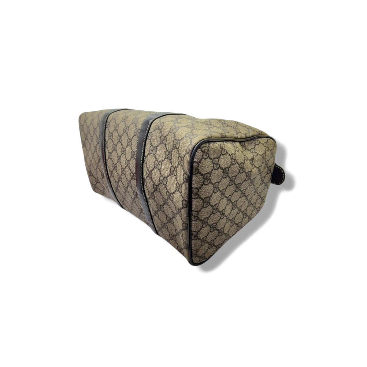 Gucci GG Joy Canvas Boston Bag Ghw (Beige/Brown)