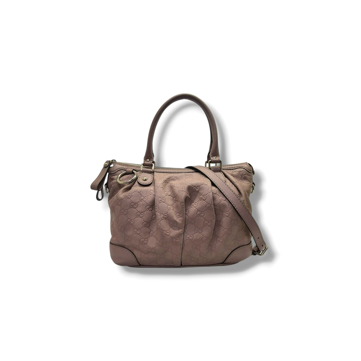 Gucci Guccissima Leather Sukey Tote Bag Ghw (Blush Pink)