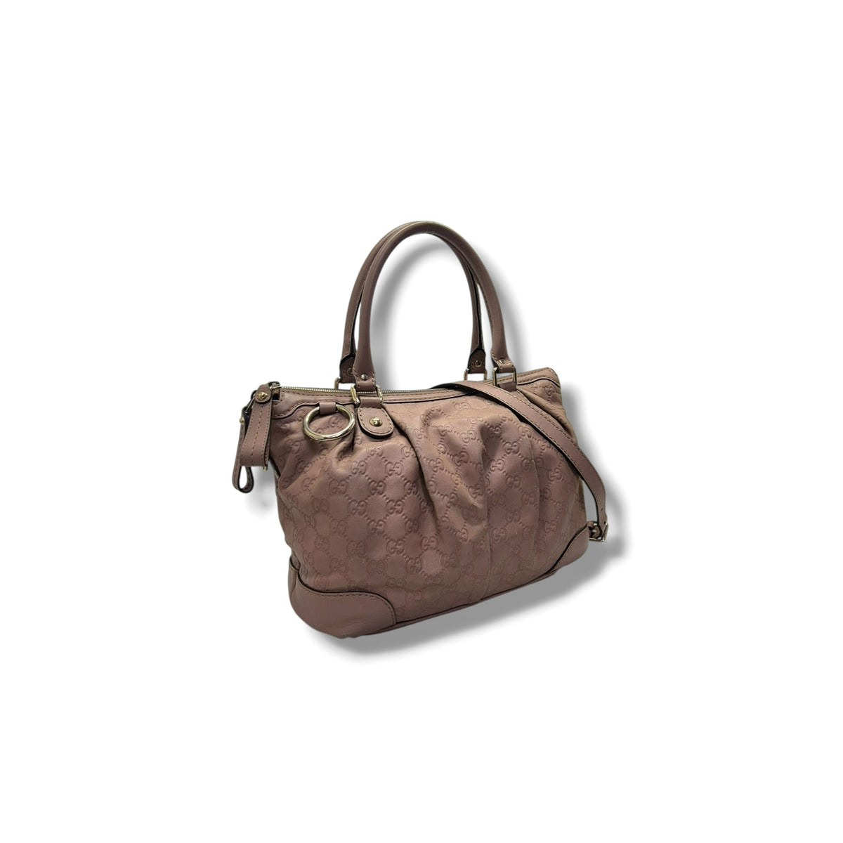 Gucci Guccissima Leather Sukey Tote Bag Ghw (Blush Pink)