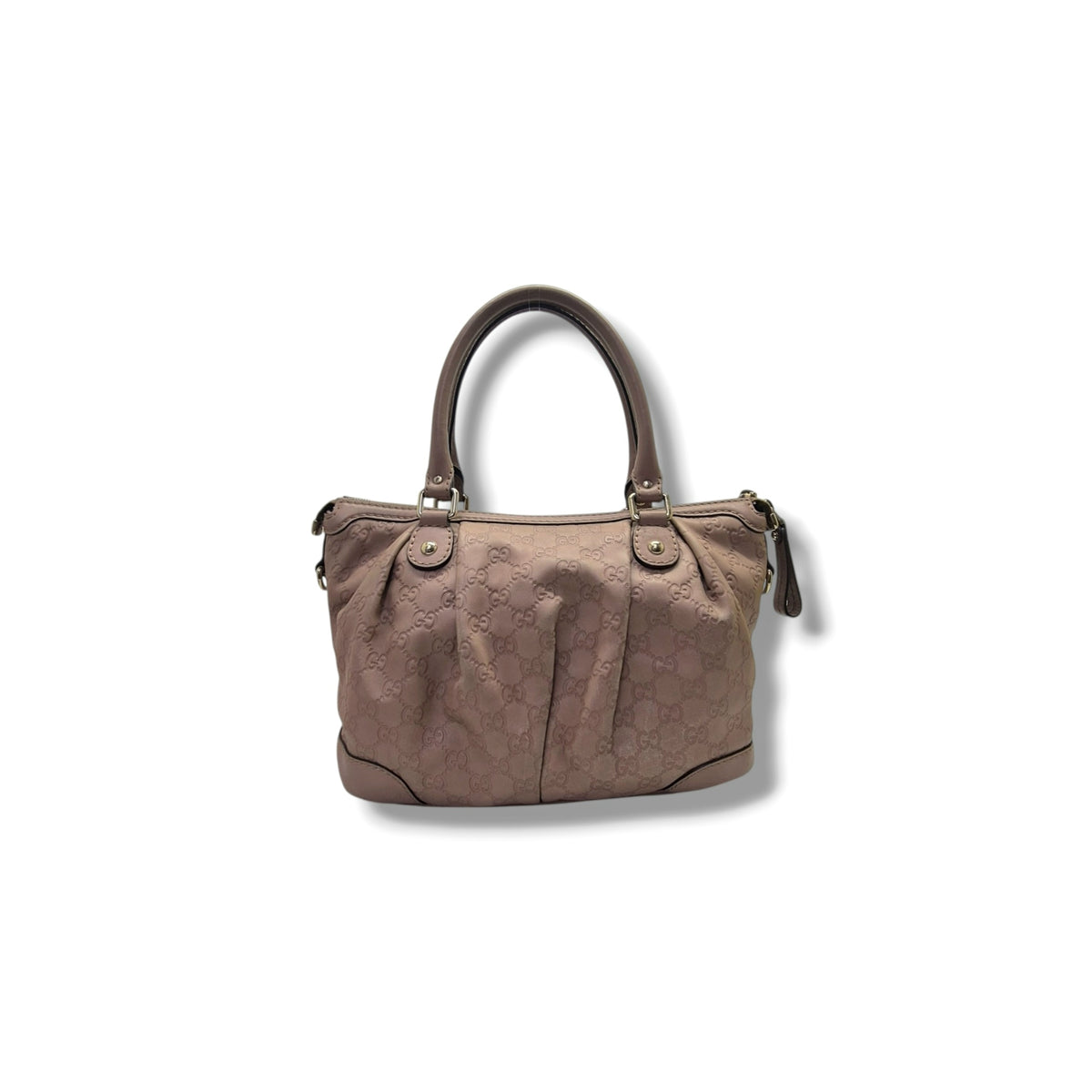 Gucci Guccissima Leather Sukey Tote Bag Ghw (Blush Pink)