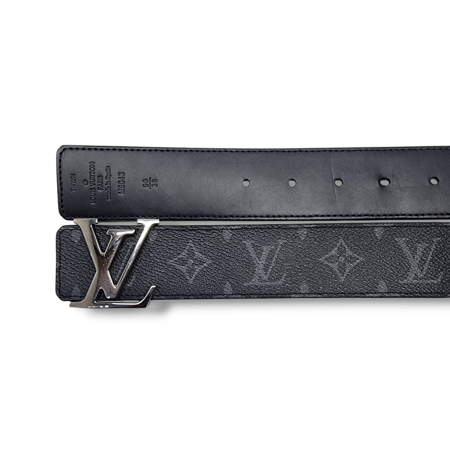 Louis Vuitton Belt Initiales Reversible Monogram Eclipse Shw