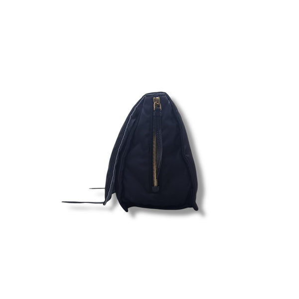 Prada Nylon Etiquette Messenger Bag Ghw (Black)