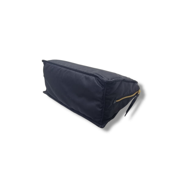 Prada Nylon Etiquette Messenger Bag Ghw (Black)