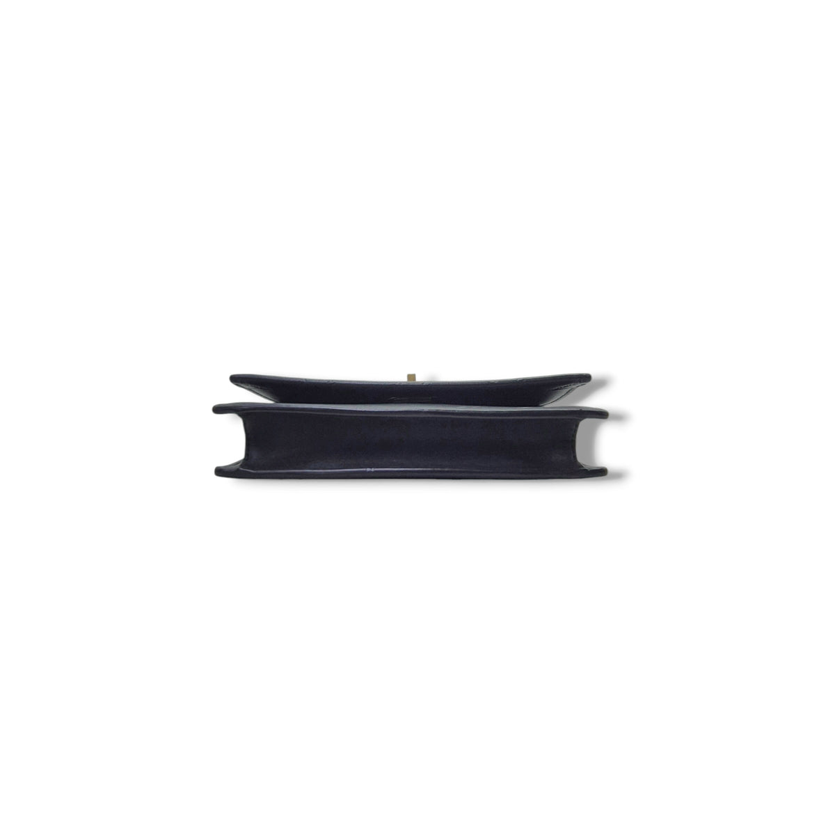 Tory Burch Georgia Leather Clutch With Strap Ghw (Black)
