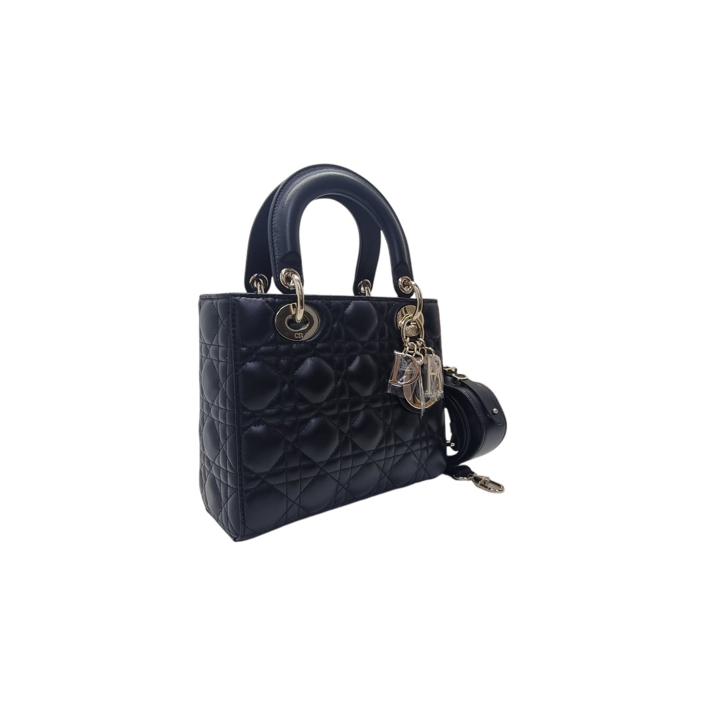 Christian Dior Lady Dior MYABCDior Small Tote Bag Ghw (Black)