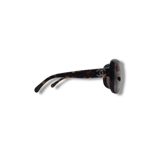 Chanel CC Logo Sunglasses Shw (Brown)