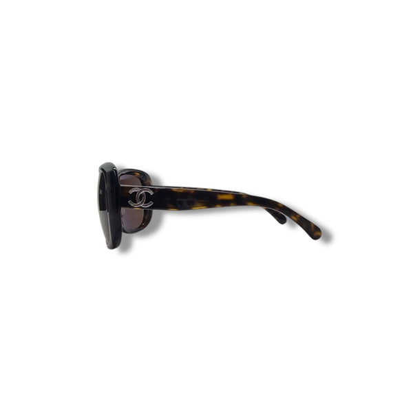 Chanel CC Logo Sunglasses Shw (Brown)