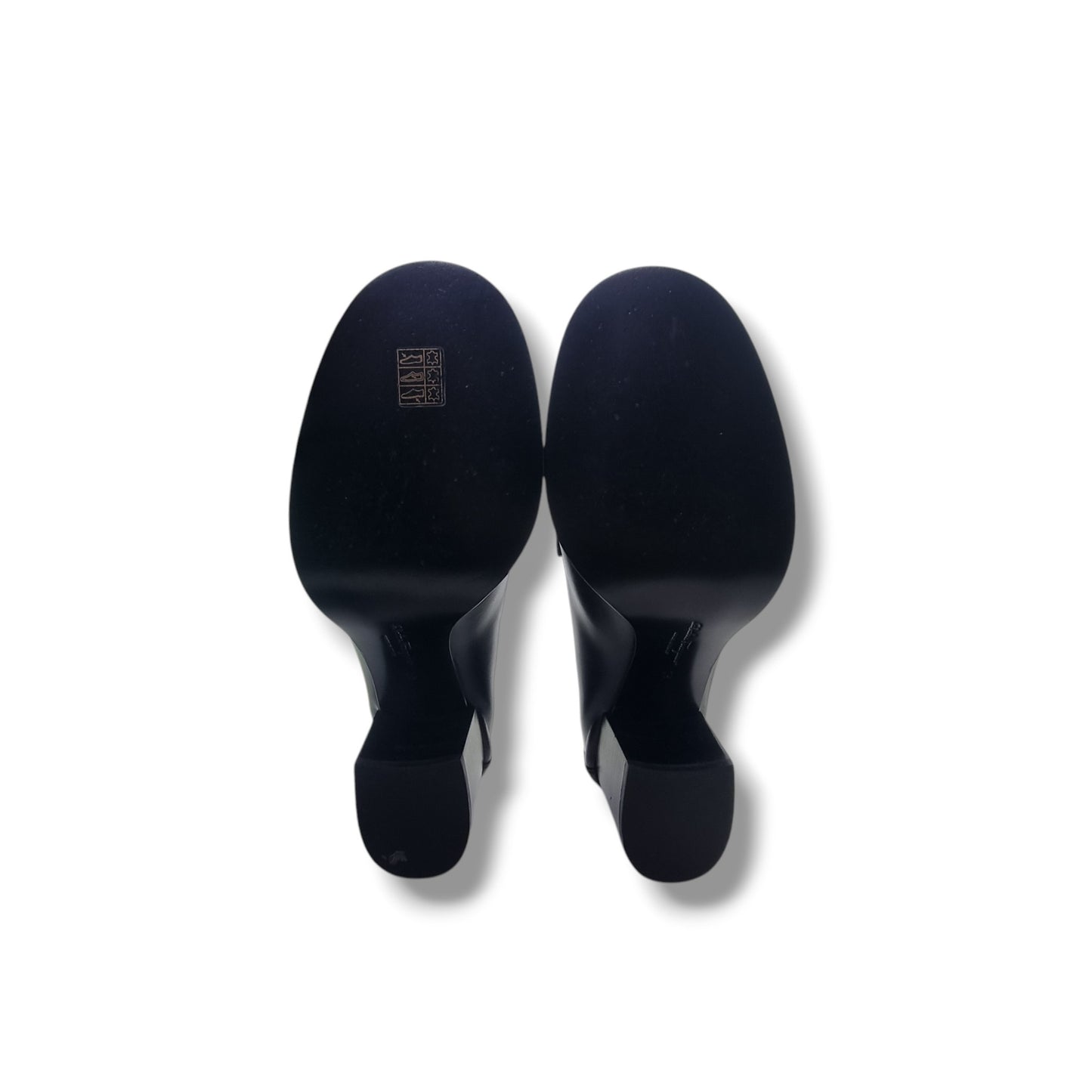 Salvatore Ferragamo Rolo Gancini Loafers Block Heels Ghw (Black)
