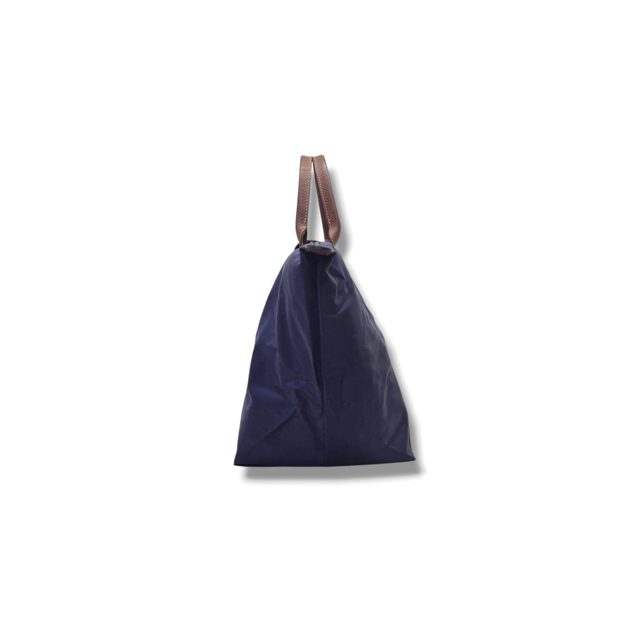 Longchamp Le Pliage SH Medium Polyamide Canvas Ghw (Navy Blue)