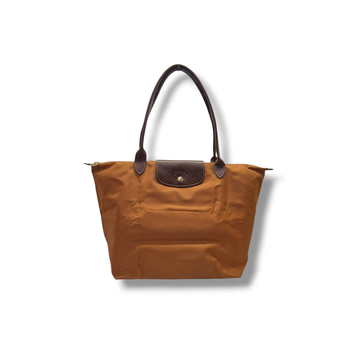 Longchamp Le Pliage LH Large Polyamide Canvas Ghw (Fawn/Brown)