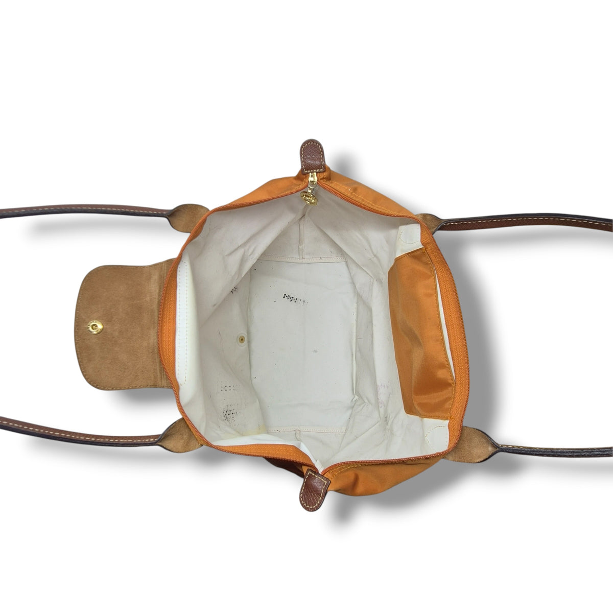 Longchamp Le Pliage LH Large Polyamide Canvas Ghw (Fawn/Brown)