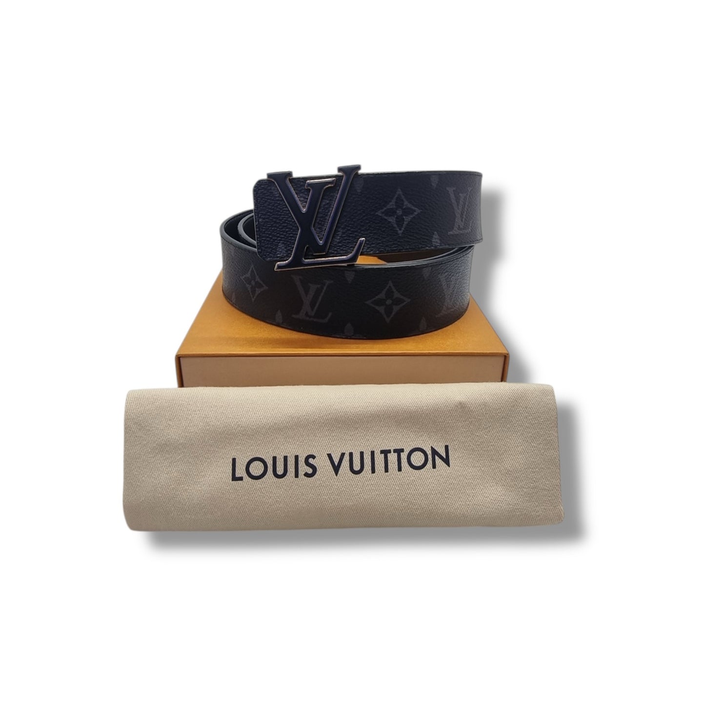 Louis Vuitton Optic Reversible Belt Monogram Eclipse Ghw
