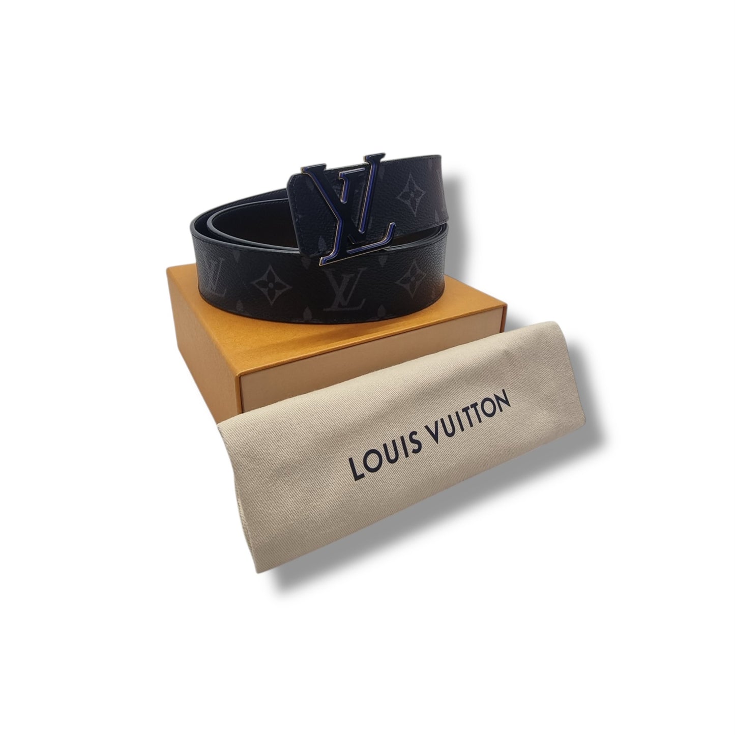 Louis Vuitton Optic Reversible Belt Monogram Eclipse Ghw