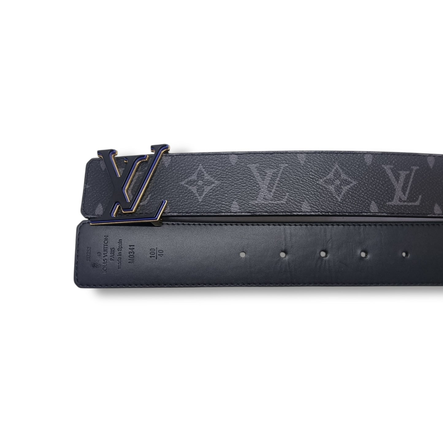 Louis Vuitton Optic Reversible Belt Monogram Eclipse Ghw