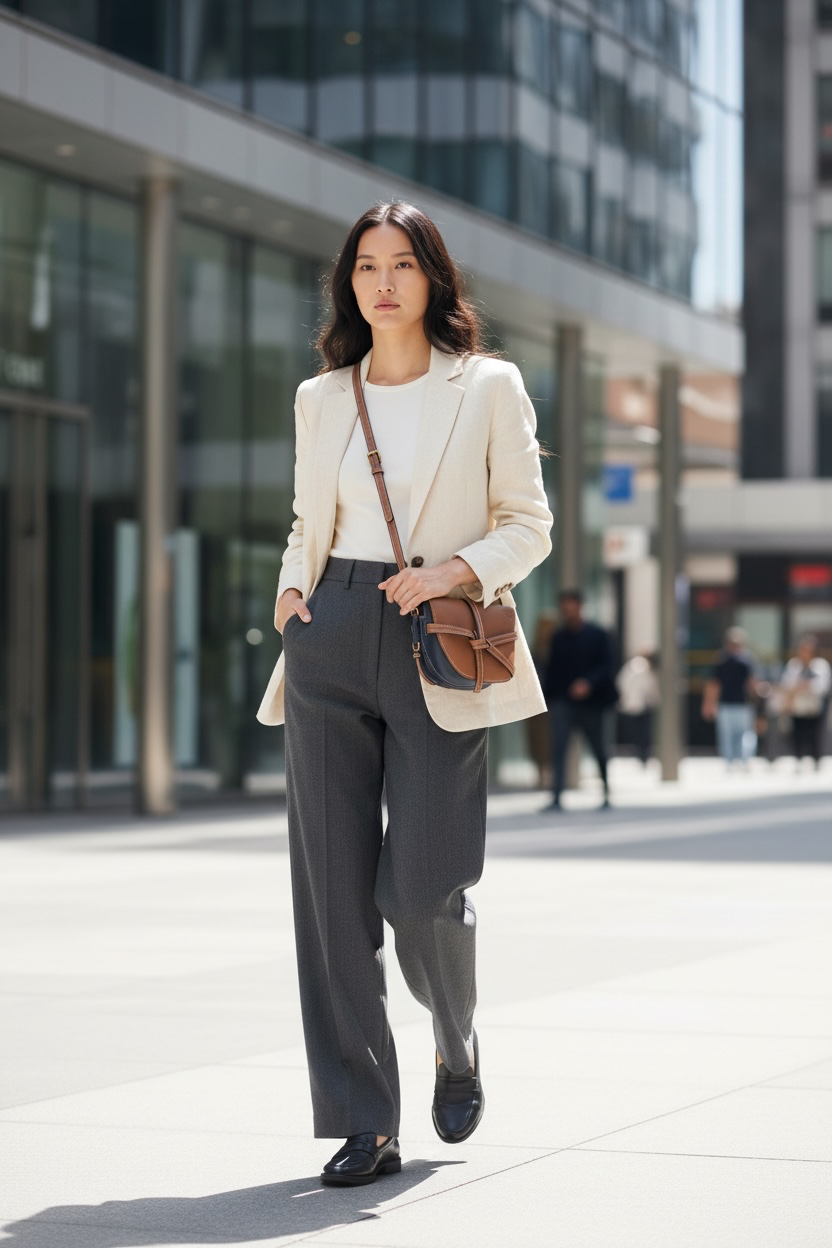Loewe Gate Bag Leather Small Ghw (Brown/Blue)
