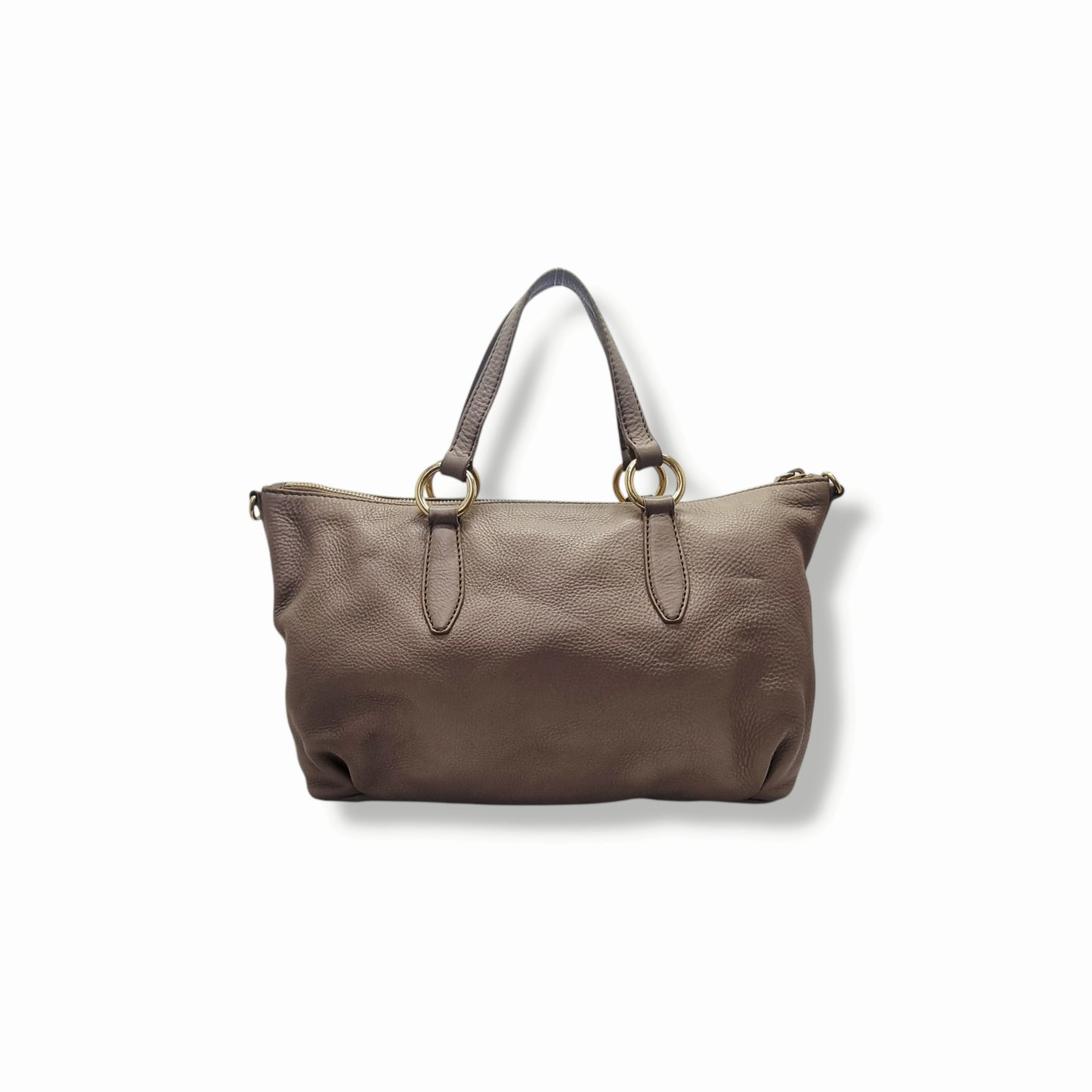 Miu Miu Pebbled Leather Tote Ghw (Light Brown)
