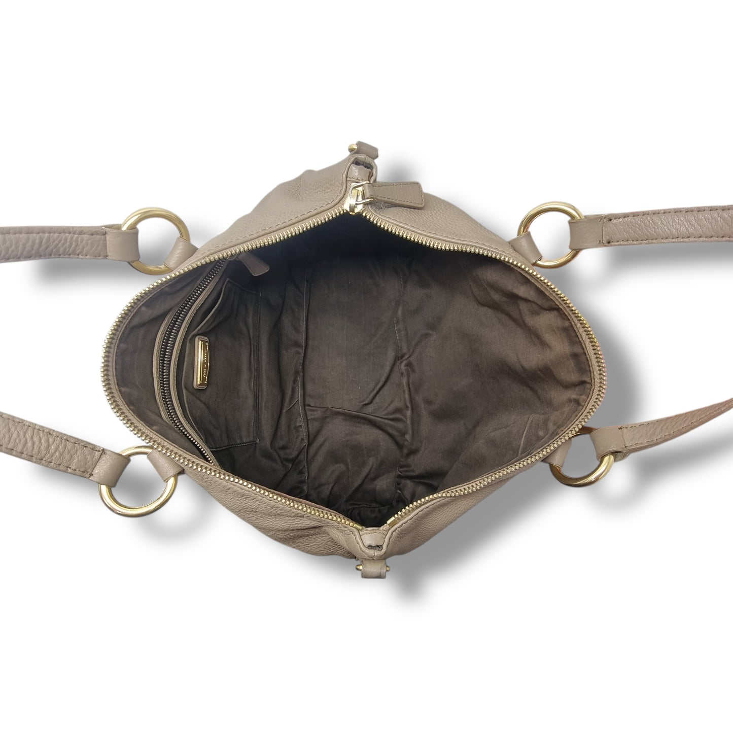 Miu Miu Pebbled Leather Tote Ghw (Light Brown)