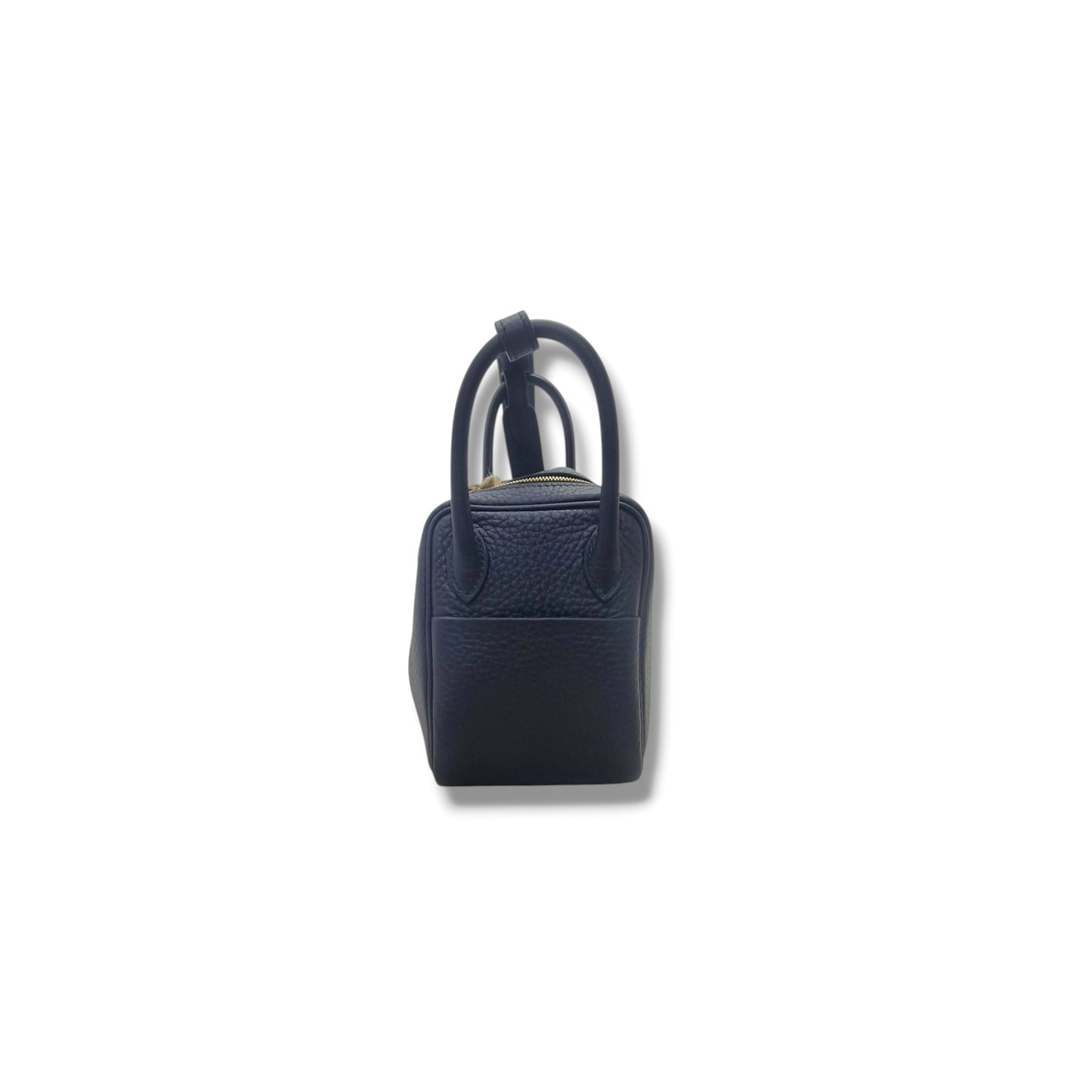 Hermes Lindy Mini 11 Taurillon Clemence 89 Ghw (Black)