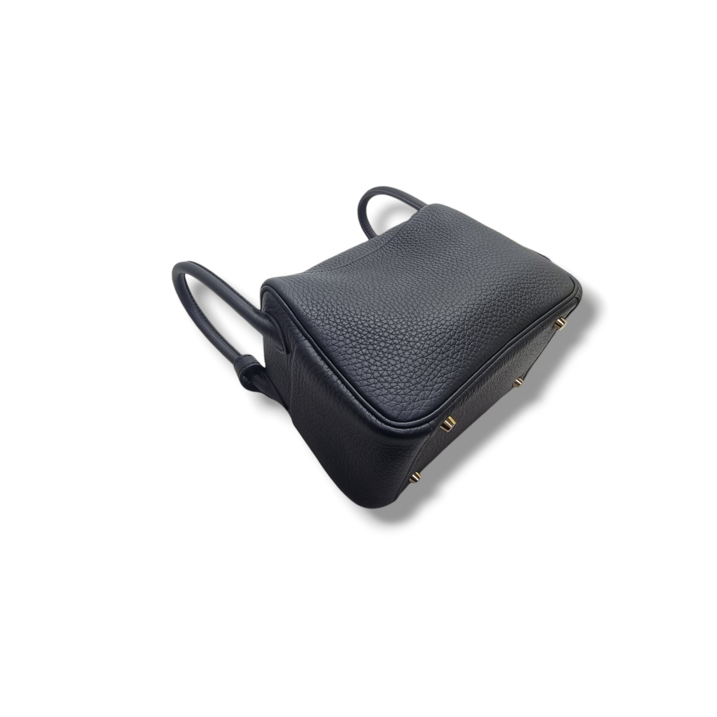 Hermes Lindy Mini 11 Taurillon Clemence 89 Ghw (Black)